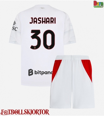 AC Milan Ardon Jashari #30 Borta Kläder Barn 2026-27 Kortärmad (+ Korta byxor)
